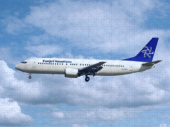 Funjet Vacations Boeing 737-400 Jigsaw Puzzle by Smart Aviation - Pixels
